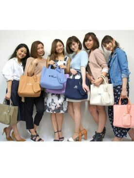 「31 Sons de mode（トランテアン　ソン　ドゥ　モード）のアイテム（バッグ）」を使った、うおchanさん（レディース・162cm）の冬コーディネート