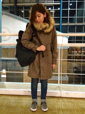 MANAさん（レディース・155cm）の秋コーディネート