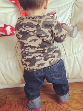 ぴさん ◡̈✡*゜さん（キッズ・80cm）の秋コーディネート