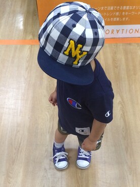 ぴさん ◡̈✡*゜さん(キッズ・80cm)の夏コーディネート