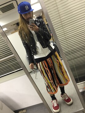 「NorthWave」｜GODきょうへいさん（メンズ・185cm）の秋コーディネート