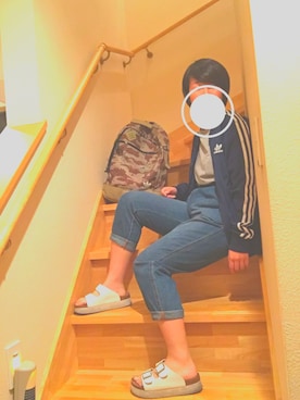 「アイテム（ジャージ）」を使った、t e n .さん（レディース・155cm・20代）の春コーディネート