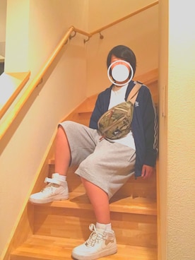 「アイテム（ジャージ）」を使った、t e n .さん（レディース・155cm・20代）の夏コーディネート