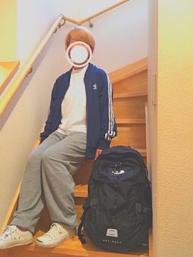 「アイテム（ジャージ）」を使った、t e n .さん（レディース・155cm・20代）の夏コーディネート