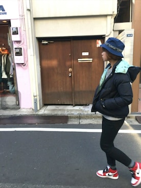 Yuko Tsyさん（レディース・161cm）の冬コーディネート