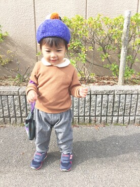 ひぃさん(キッズ・80cm)の秋コーディネート
