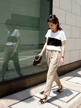 Press marieさん（レディース・158cm）の夏コーディネート