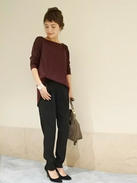 Press marieさん（レディース・158cm）の秋コーディネート