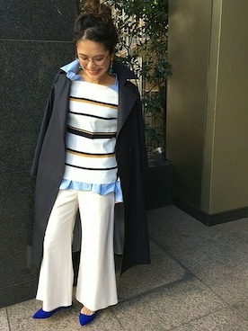 「70’s」｜Press marieさん（レディース・154cm）の冬コーディネート