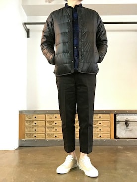 「PORTER（ポーター）のアイテム（ジャケット/アウター）」を使った、JIMAさん（メンズ・170cm）の春コーディネート