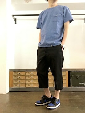 「OMEGA（オメガ）のアイテム」を使った、JIMAさん（メンズ・170cm）の春コーディネート