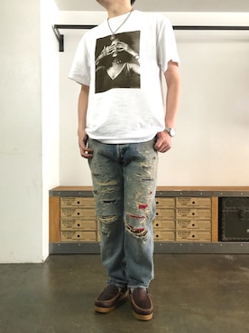 「NEXUSVII（ネクサスセブン）のアイテム」を使った、JIMAさん（メンズ・170cm）の夏コーディネート