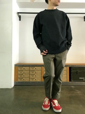 「ETHOS（エトス）のアイテム」を使った、JIMAさん（メンズ・170cm）の夏コーディネート