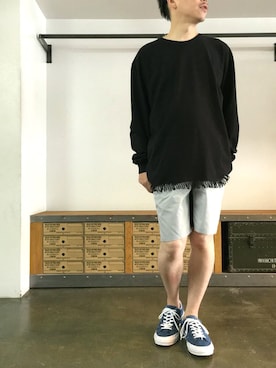 「ETHOS（エトス）のアイテム」を使った、JIMAさん（メンズ・170cm）の夏コーディネート