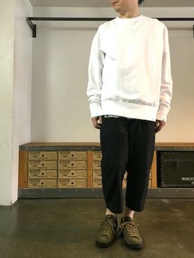 「ETHOS（エトス）のアイテム」を使った、JIMAさん（メンズ・170cm）の夏コーディネート