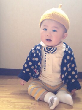 「おめかしコーデ」｜toi toi さん（キッズ・70cm）の春コーディネート