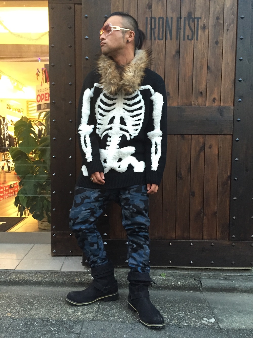 IRONFISTJAPAN(IRON FIST JAPAN)｜IRON FISTのニット/セーターを使ったコーディネート WEAR