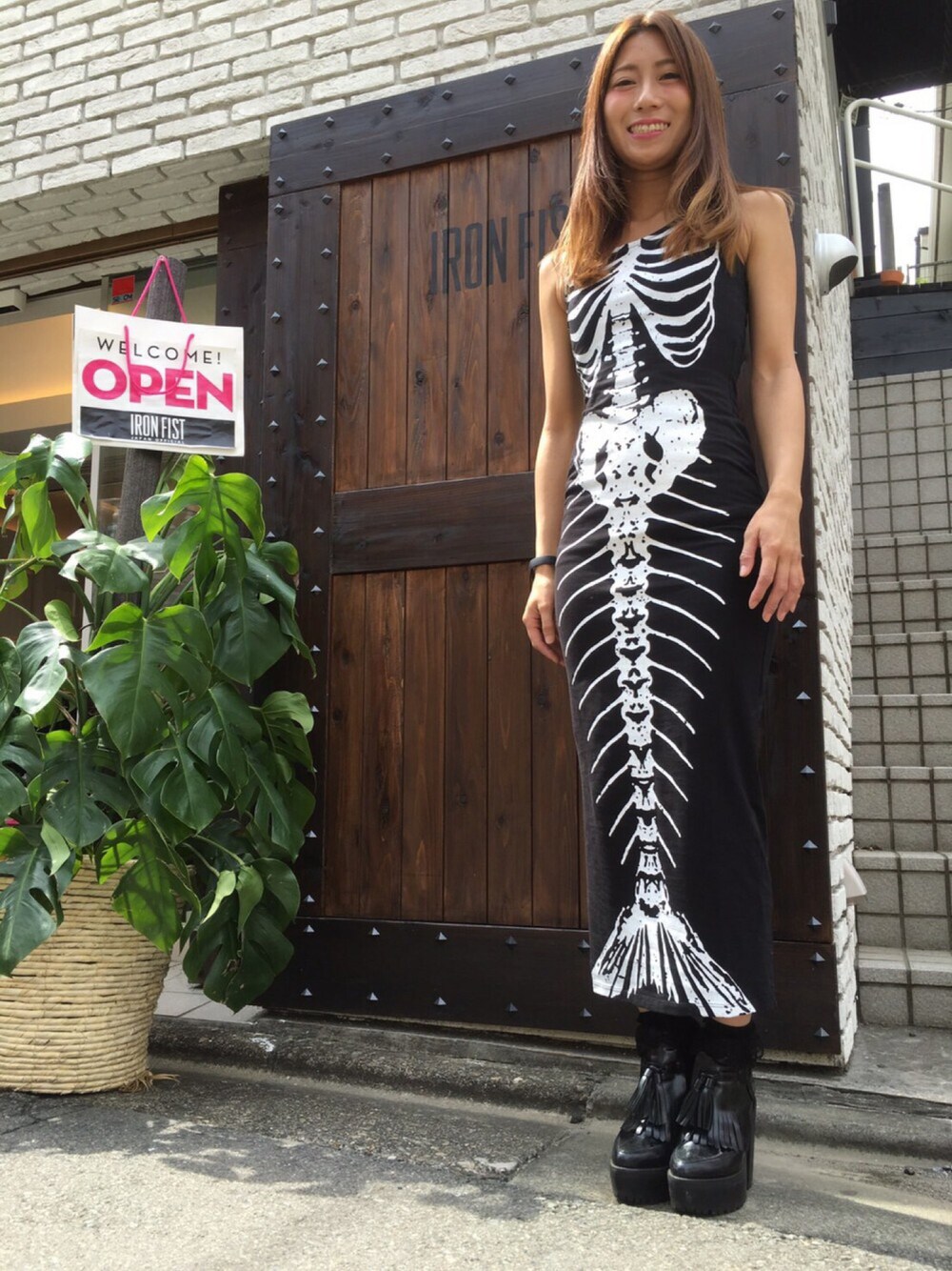 IRONFISTJAPAN(IRON FIST JAPAN)｜IRON FISTのワンピースを使ったコーディネート WEAR