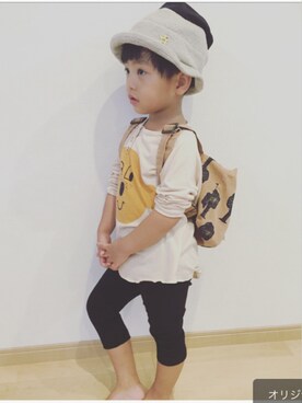 「Startrick（スタートリック）のアイテム」を使った、retronさん（キッズ・90cm）の秋コーディネート