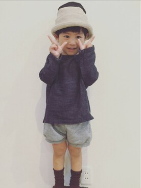 「Startrick（スタートリック）のアイテム」を使った、retronさん（キッズ・100cm）の秋コーディネート