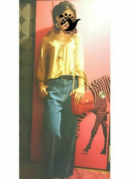 「CECIL McBEE（セシルマクビー）のアイテム（ハンチング/ベレー帽）」を使った、yuzuki.さん（レディース・168cm）の秋コーディネート