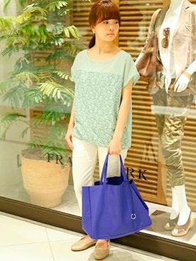 FRAMeWORK 新宿店 スタッフ1さん（レディース・163cm）の春コーディネート