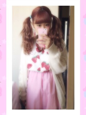 「monomania（モノマニア）のビッグTシャツ（Tシャツ/カットソー、ホワイト系）」を使った、かれりん♡さん（レディース・162cm）の春コーディネート