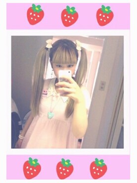 「ナイルパーチブラウス（Tシャツ/カットソー、ホワイト系）」を使った、かれりん♡さん（レディース・162cm）の春コーディネート