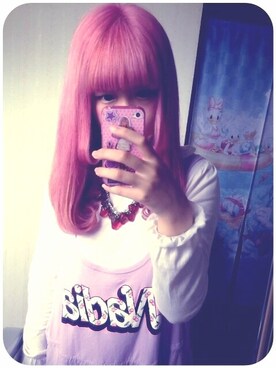 「nadiaワンピース（ワンピース、パープル系）」を使った、かれりん♡さん（レディース・162cm）の春コーディネート