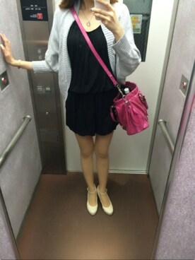 「EGOIST（エゴイスト）のアイテム（ワンピース、ブラック系）」を使った、てゃんさんさん（レディース・170cm）の夏コーディネート