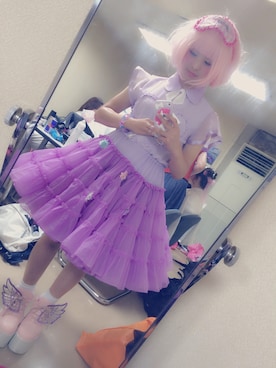「きゃりーぱみゅぱみゅ」｜あいかさん（レディース・153cm）の夏コーディネート
