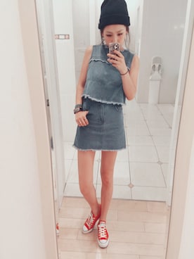 「Import & Select（インポートアンドセレクト）のアイテム（スカート）」を使った、masaさん（レディース・167cm）の夏コーディネート