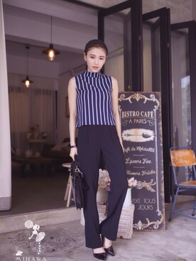 「MIHARA（-）のアイテム」を使った、MIHARA.com.twさん（レディース・162cm）の春コーディネート