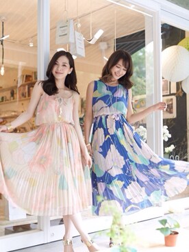 「アイテム（ワンピース）」を使った、MIHARA.com.twさん（レディース・162cm）の春コーディネート