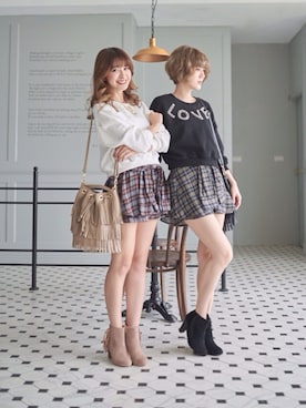 「MIHARA（-）のアイテム」を使った、MIHARA.com.twさん（レディース・162cm）の秋コーディネート