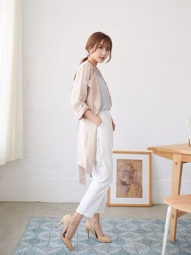 「MIHARA（-）のアイテム」を使った、MIHARA.com.twさん（レディース・162cm）の春コーディネート