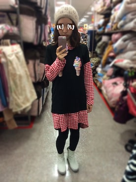 「アイテム（シャツワンピース）」を使った、SKYLARKINGさん（レディース・156cm・20代）の秋コーディネート