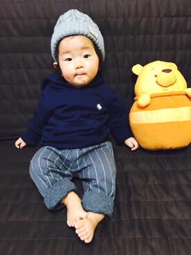 kotarou☆さん（キッズ・70cm）の秋コーディネート