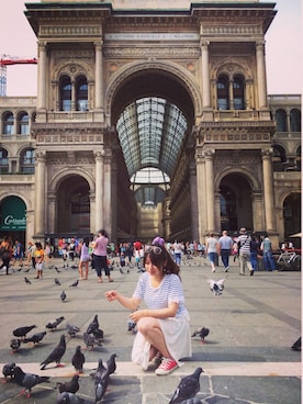 「travel」｜「アイテム（その他シューズ）」を使った、Nicole🎀さん（レディース・158cm）の夏コーディネート