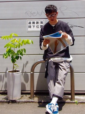 「【ACCESSORIES】（アクセサリーズ）のアイテム」を使った、KOUSEI ITAKURAさん（メンズ・170cm）の春コーディネート