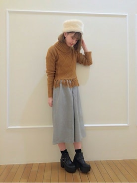 dazzlin SHOP STAFFさん（レディース・160cm）の冬コーディネート