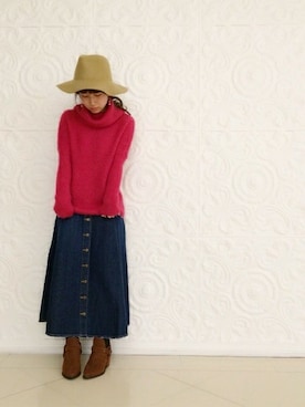 dazzlin SHOP STAFFさん（レディース・160cm）の冬コーディネート