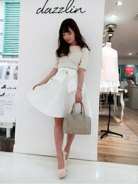 「#リボン」｜dazzlin SHOP STAFFさん（レディース・160cm）の冬コーディネート