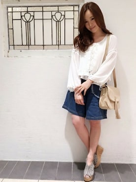 dazzlin SHOP STAFFさん（レディース・160cm）の春コーディネート