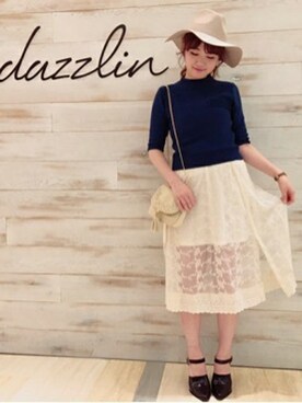 dazzlin SHOP STAFFさん（レディース・160cm）の春コーディネート