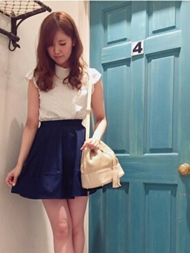 「#denim」｜dazzlin SHOP STAFFさん（レディース・160cm）の春コーディネート
