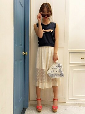「#style」｜dazzlin SHOP STAFFさん（レディース・160cm）の春コーディネート