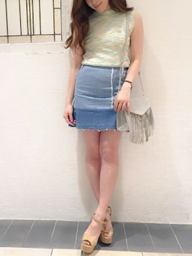 dazzlin SHOP STAFFさん（レディース・160cm）の春コーディネート