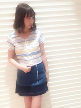 「#マリン」｜dazzlin SHOP STAFFさん（レディース・160cm）の夏コーディネート