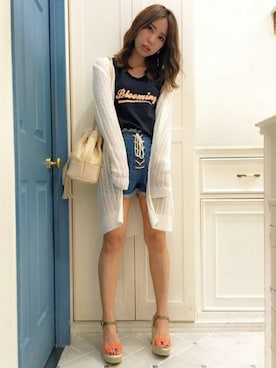 dazzlin SHOP STAFFさん（レディース・160cm）の夏コーディネート